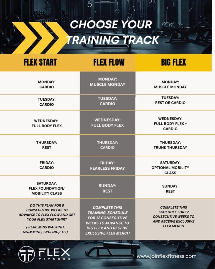 Flex Foundation Tracks Infographic